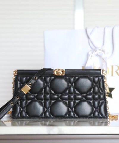 Replica Dior Miss Caro Noire Clutch
