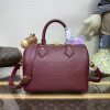 Replica Louis Vuitton Speedy Bandouliere 25 Bordeaux - 1:1 premium replica handbag