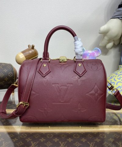Replica Louis Vuitton Speedy Bandouliere 25 Bordeaux - 1:1 premium replica handbag