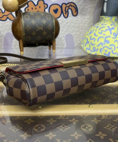 Replica Louis Vuitton Favorite Brown Grid - high-end replica designer purse