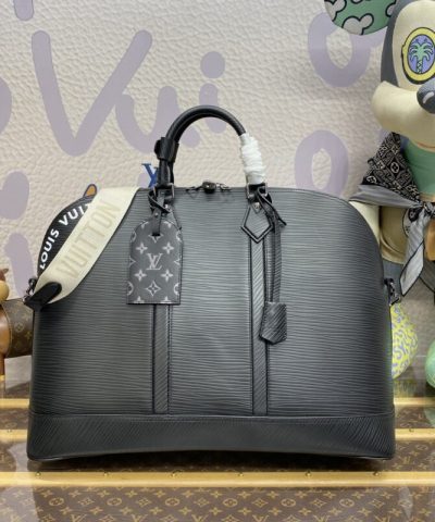 Replica Louis Vuitton Alma Travel GM Black - top-grade luxury bag dupe