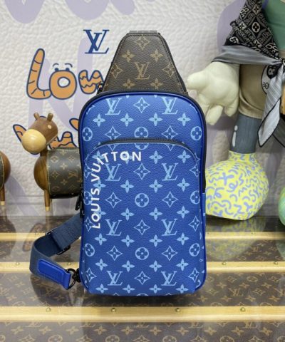 Replica Louis Vuitton Avenue Slingbag Blue