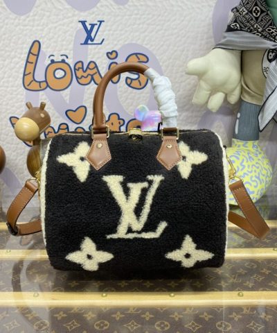 Replica Louis Vuitton Speedy Bandouliere 25 Wool - 1:1 premium replica handbag