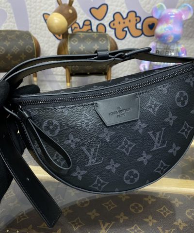 Replica Louis Vuitton Moon Crossbody Black