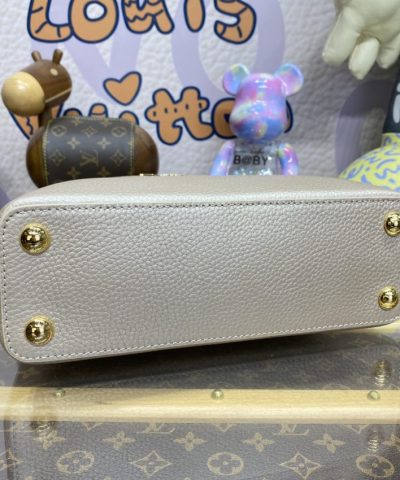 Replica Loius Vuitton Capucines Golden Grey