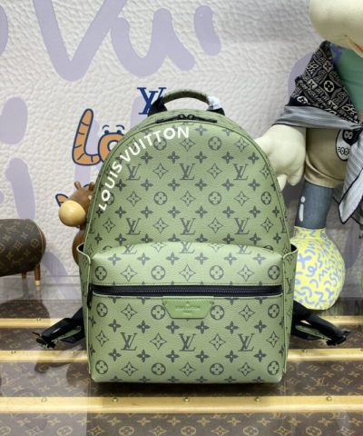 Replica Louis Vuitton Discovery Backpack Green - top-grade luxury bag dupe
