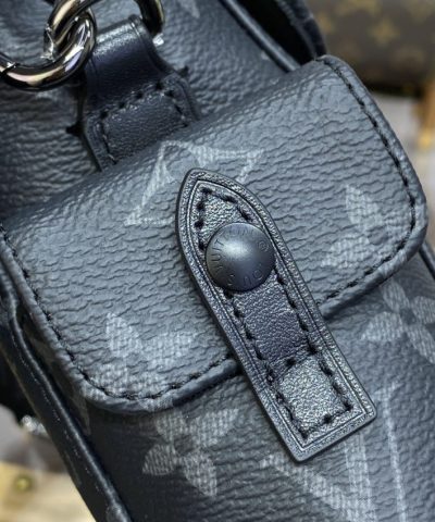 Replica Louis Vuitton Nano Christopher Backpack Black