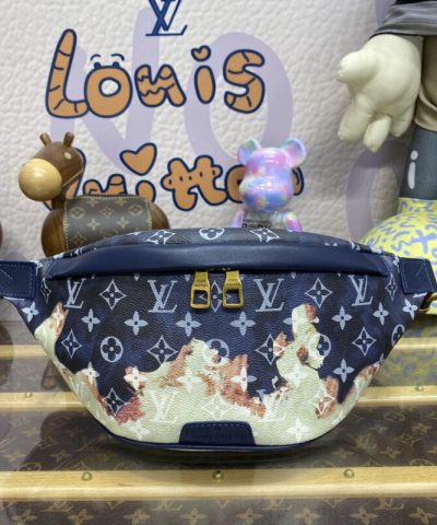 Replica Louis Vuitton Bumbag Discovery Blue Fire - 1:1 premium replica handbag