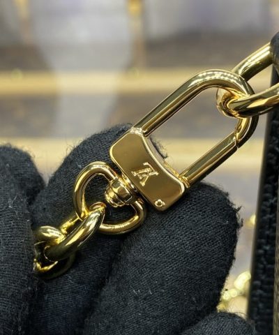 Replica Louis Vuitton Wallet On Chain Metis Black