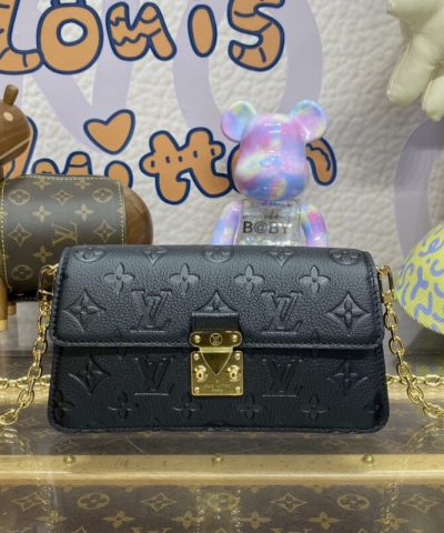 Replica Louis Vuitton Wallet On Chain Metis Black