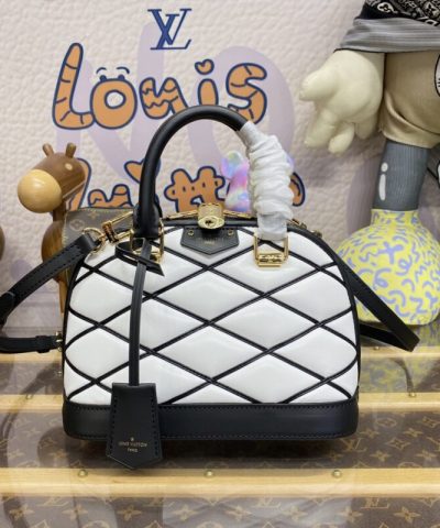 Replica Louis Vuitton Alma Bb White