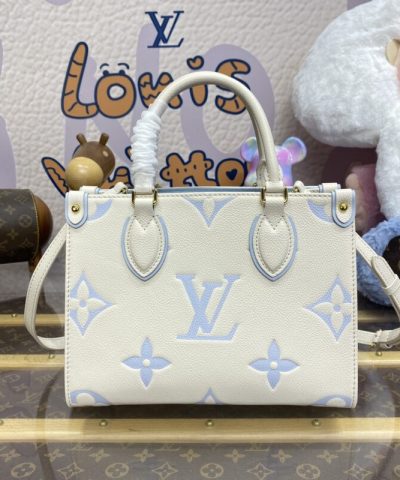 Replica LV Onthego PM Light Blue