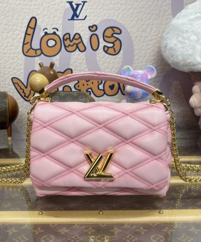 Replica Louis Vuitton Go – 14 Pink - 1:1 premium replica handbag