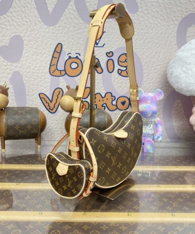 Replica Louis Vuitton Croissant Brown - affordable luxury replica bag