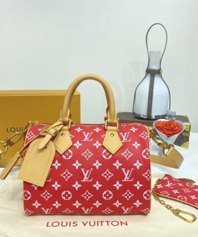 Replica Louis Vuitton Speedy P9 Bandouliere 25 Red