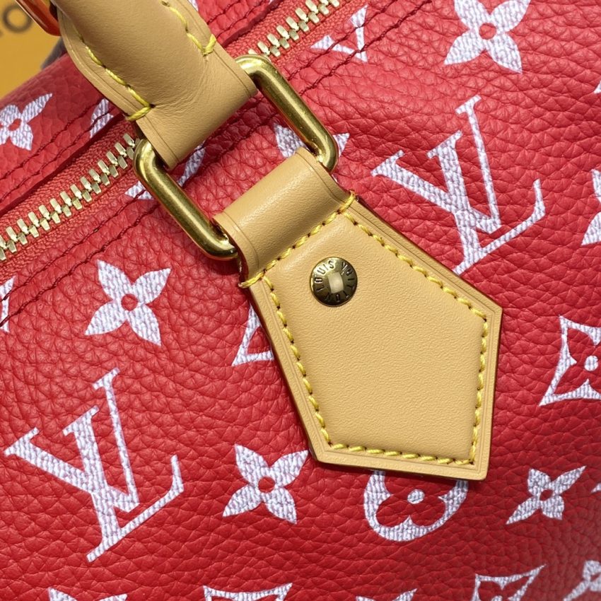 Replica Louis Vuitton Speedy P9 Bandouliere 25 Red - 1:1 premium replica handbag