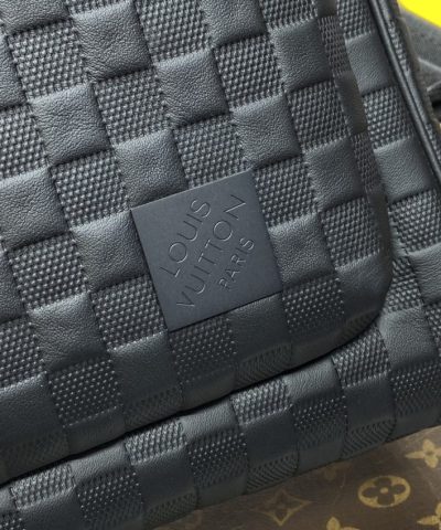 Replica Louis Vuitton Avenue Backpack Black Grid - high-quality designer bag dupe