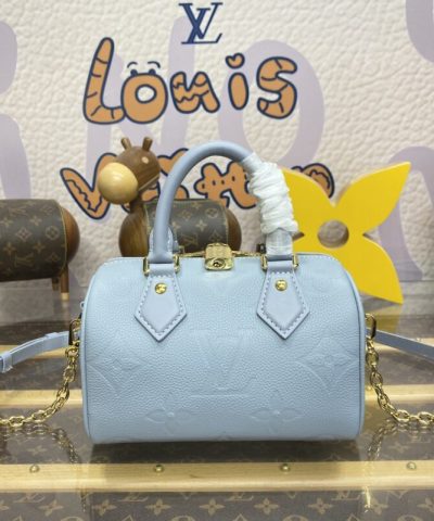Replica Louis Vuitton Speedy Bandouliere 20 Sky Blue - designer handbag clone