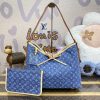Replica Louis Vuitton Carry All MM Denim - premium superclone handbag