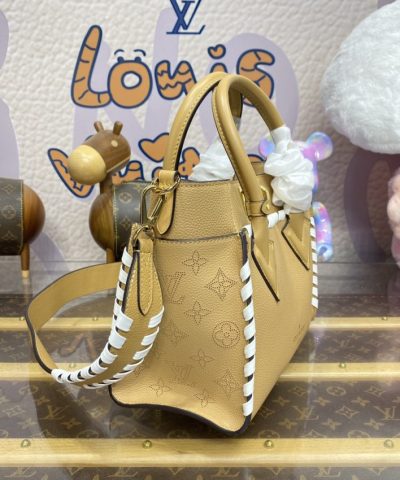Replica Louis Vuitton On My Side PM Milk Tea - 1:1 premium replica handbag