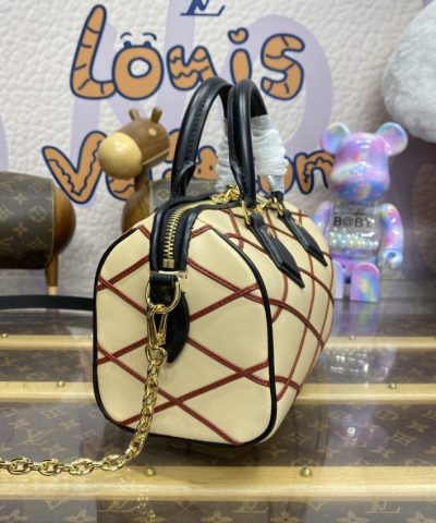 Replica Louis Vuitton Speedy Bandouliere 20 Beige - affordable luxury replica bag