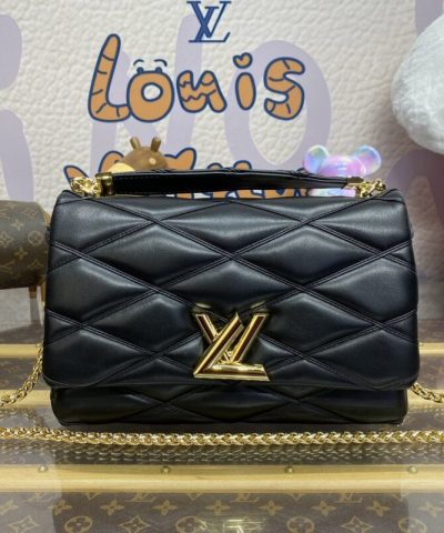 Replica Louis Vuitton Go – 14 Full Black - 1:1 premium replica handbag