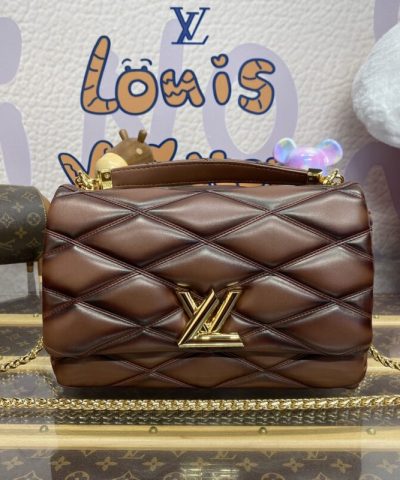 Replica Louis Vuitton Go – 14 Brown - 1:1 premium replica handbag
