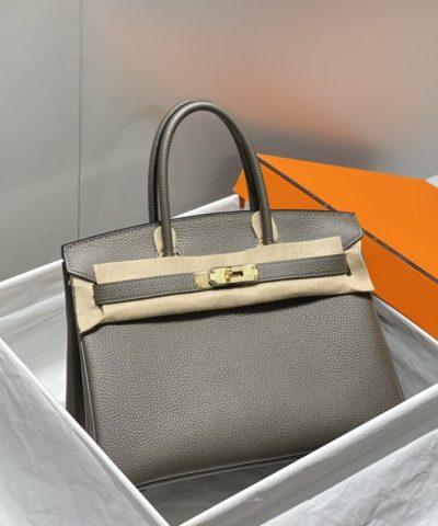 Replica Hermès Birkin 8F Etain - 1:1 premium replica handbag