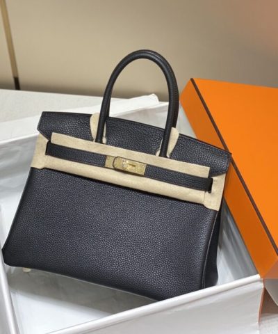 Replica Hermès Birkin Black Gold