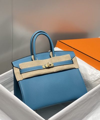 Replica Hermès Birkin Denim Blue - top-grade luxury bag dupe
