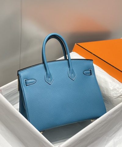 Replica Hermès Birkin Denim Blue - high-quality designer bag dupe