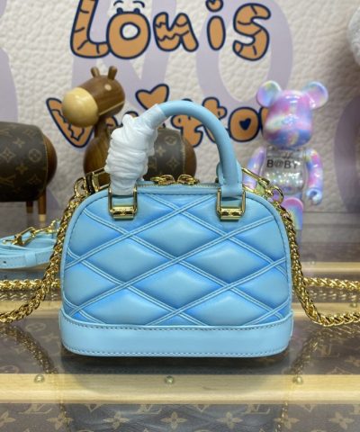 Replica Louis Vuitton Alma Nano Water Blue - high-quality designer bag dupe
