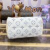 Replica Louis Vuitton Speedy Bandouliere 20 White Grey