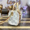 Replica Louis Vuitton Speedy Bandouliere 20 White Grey