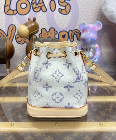 Replica Louis Vuitton Nano Noe White - affordable luxury replica bag