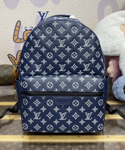 Replica Louis Vuitton Discovery Backpack Blue