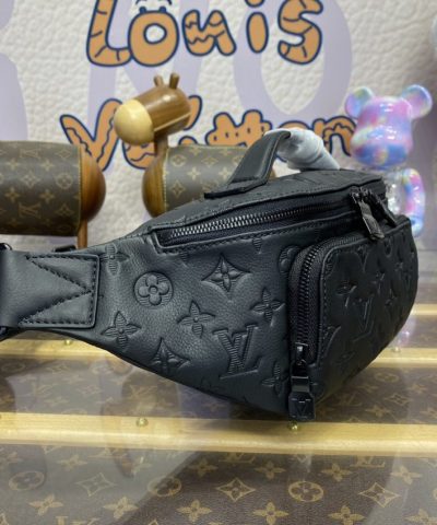 Replica Louis Vuitton Rush Bumbag Black - high-quality designer bag dupe