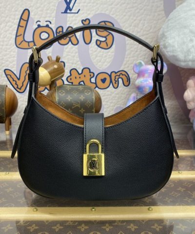 Replica Louis Vuitton Low Key Shoulder Black