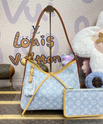 Replica Louis Vuitton Carry All PM Light Denim