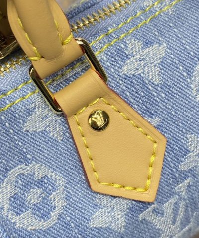 Replica Louis Vuitton Speedy Nano Denim - high-quality designer bag dupe