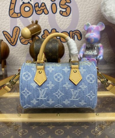 Replica Louis Vuitton Speedy Nano Denim