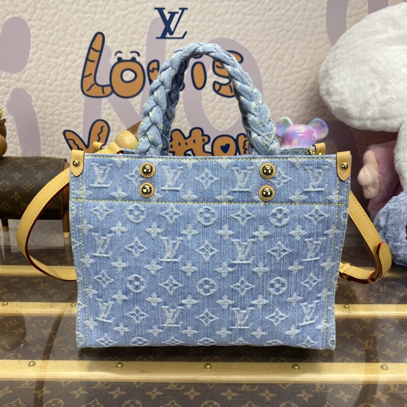 Replica LV Onthego Denim Large - high-quality designer bag dupe