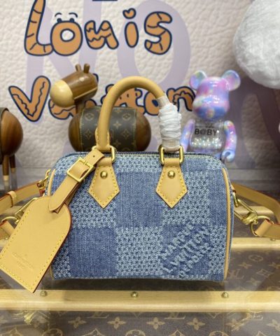 Replica Louis Vuitton Speedy 18 Denim