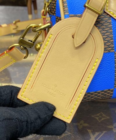 Replica Louis Vuitton Speedy 18 Blue Grid