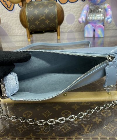 Replica Louis Vuitton Slim Trunk Blue - top-grade luxury bag dupe
