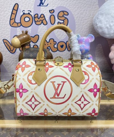 Replica Louis Vuitton Speedy Bandouliere 20 Orange