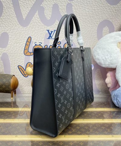 Replica Louis Vuitton Sac Plat Black Large - high-end replica designer purse