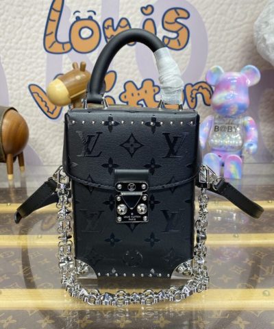 Replica Louis Vuitton Camera Box Black II - 1:1 premium replica handbag