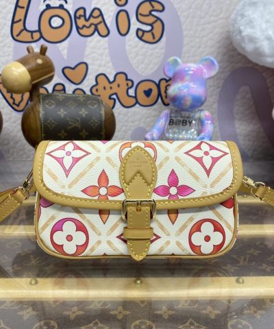 Replica Louis Vuitton Nano Diane Orange - affordable luxury replica bag