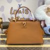 Replica Loius Vuitton Capucines Brown Large - high-quality designer bag dupe